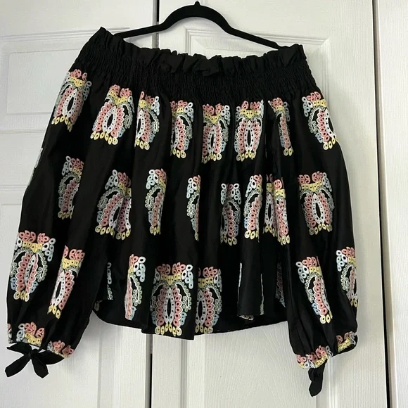 Caroline Constas “Lou” off the shoulder top - Picture 10 of 11